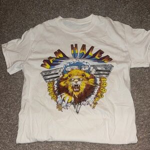 Van Halen White Graphic Tee - Women's Short Sleeve